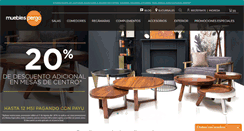 Desktop Screenshot of mueblespergo.com