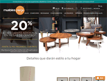 Tablet Screenshot of mueblespergo.com